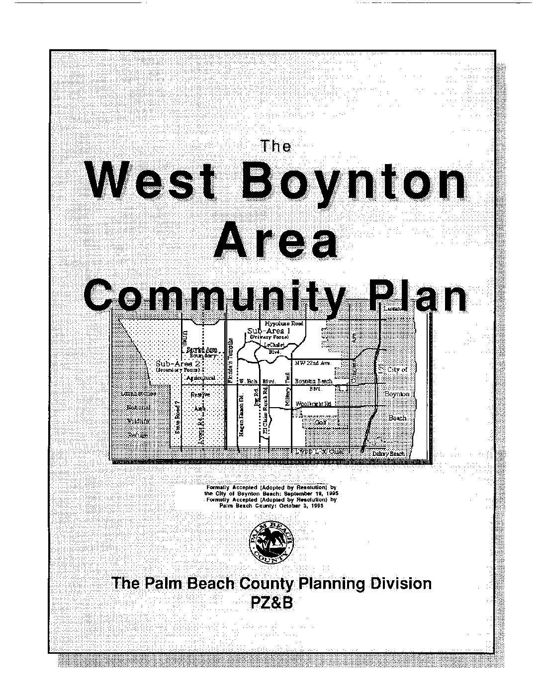 West Boynton Area Community Plan